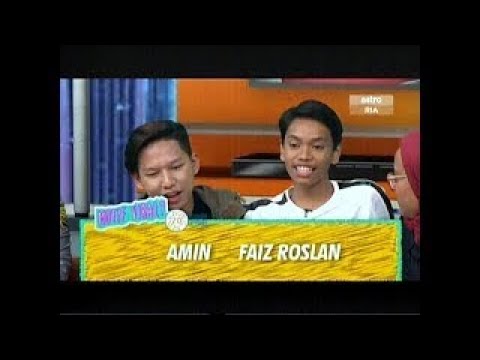 AMIN & FAIZ ROSLAN: Instafamous Berbakat Unik