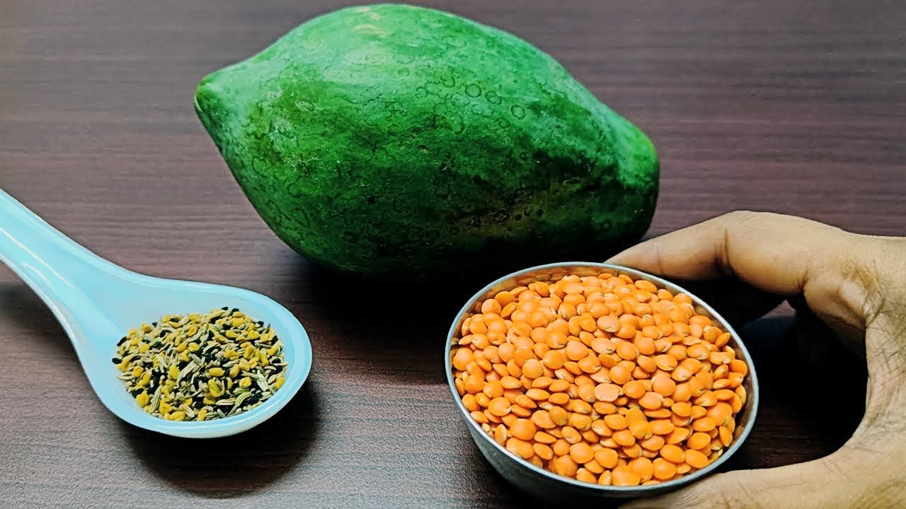 Amita এনেকৈ বনালে সদাই  খাবলৈ মন যাব | Green Papaya Curry Recipe in Assamese