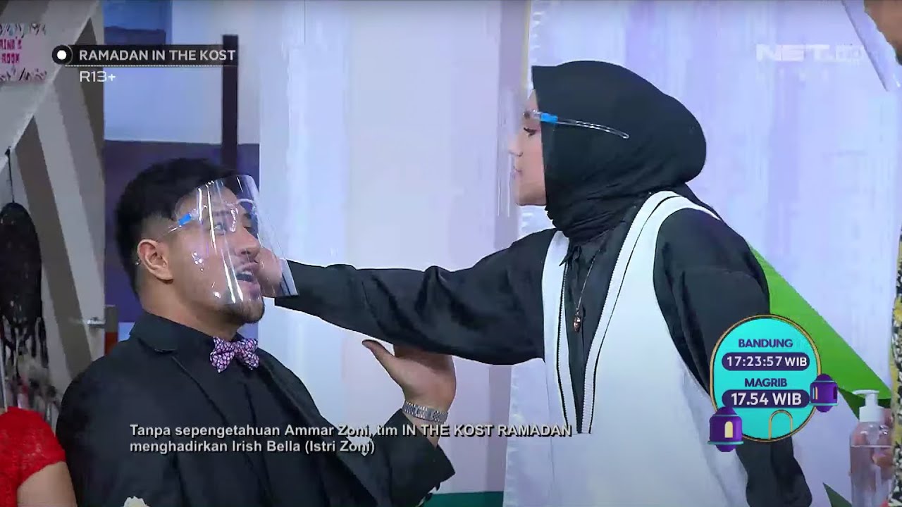 Ammar Zoni Kena Jewer Irish Bella saat Melangsungkan Pernikahan Dengan Inggar (3/4)