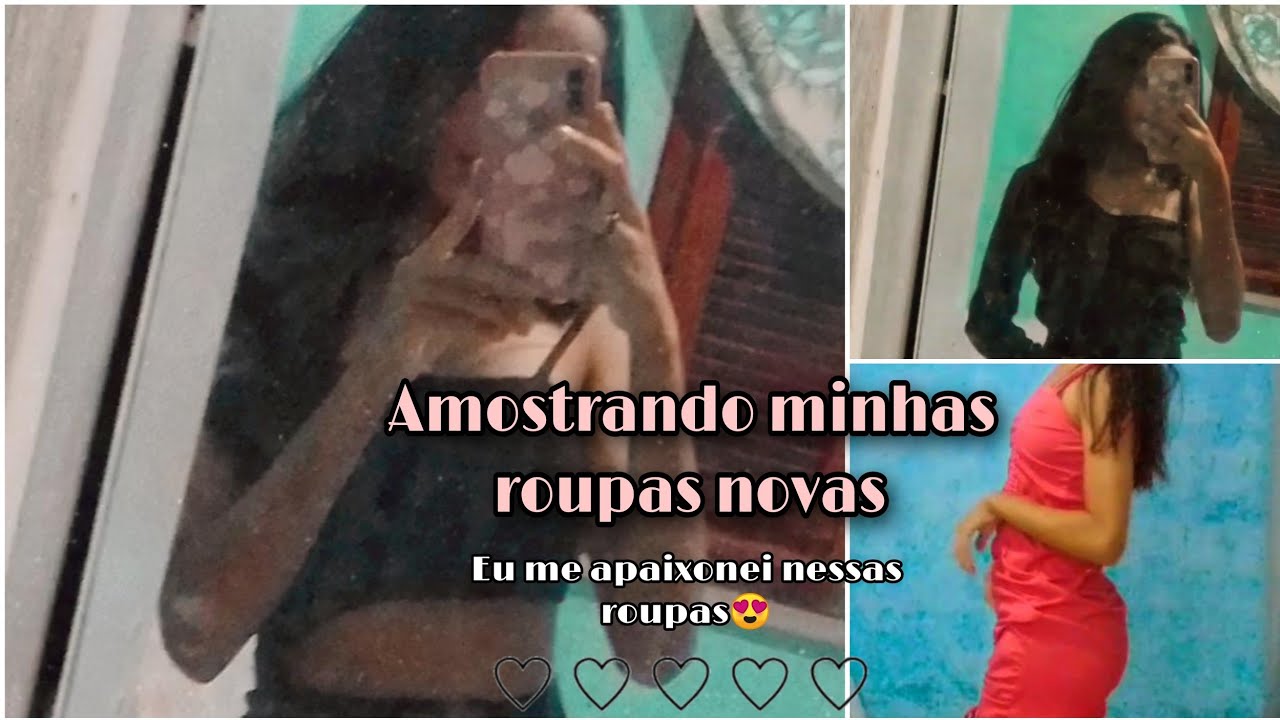 AMOSTRANDO MINHA ROUPAS NOVAS/amostrei tudo