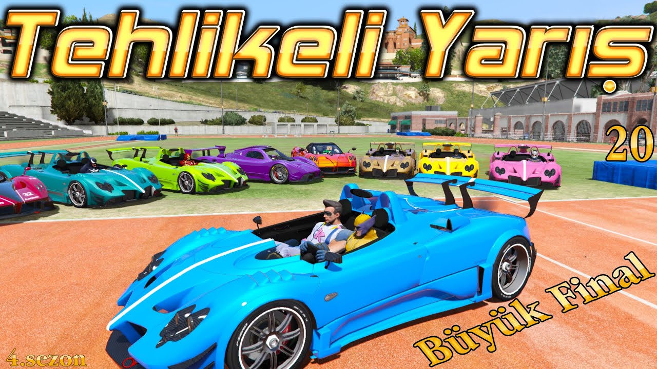 ŞAMPİYON BELLİ OLUYOR Tehlikeli Yarış Büyük Final PAGANİ SÜPER ARABALAR