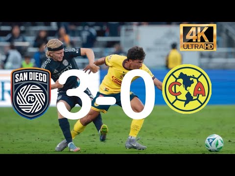 América vs San Diego 0-3 🔥 🔥 resumen y goles completo international amistoso
