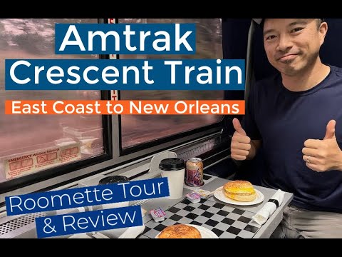 Amtrak Crescent Train Roomette to New Orleans: Tour & Review