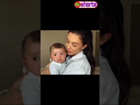 amy jackson cute moments with baby😍 #shorts