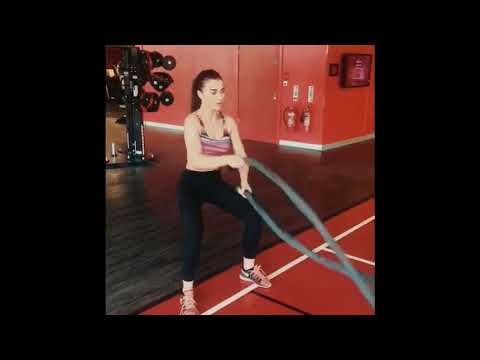 AMY JACKSON HOT GYM WORKOUT
