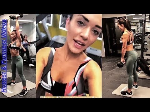 Amy jackson Workout | By Hottest & Funniest Videos ❤