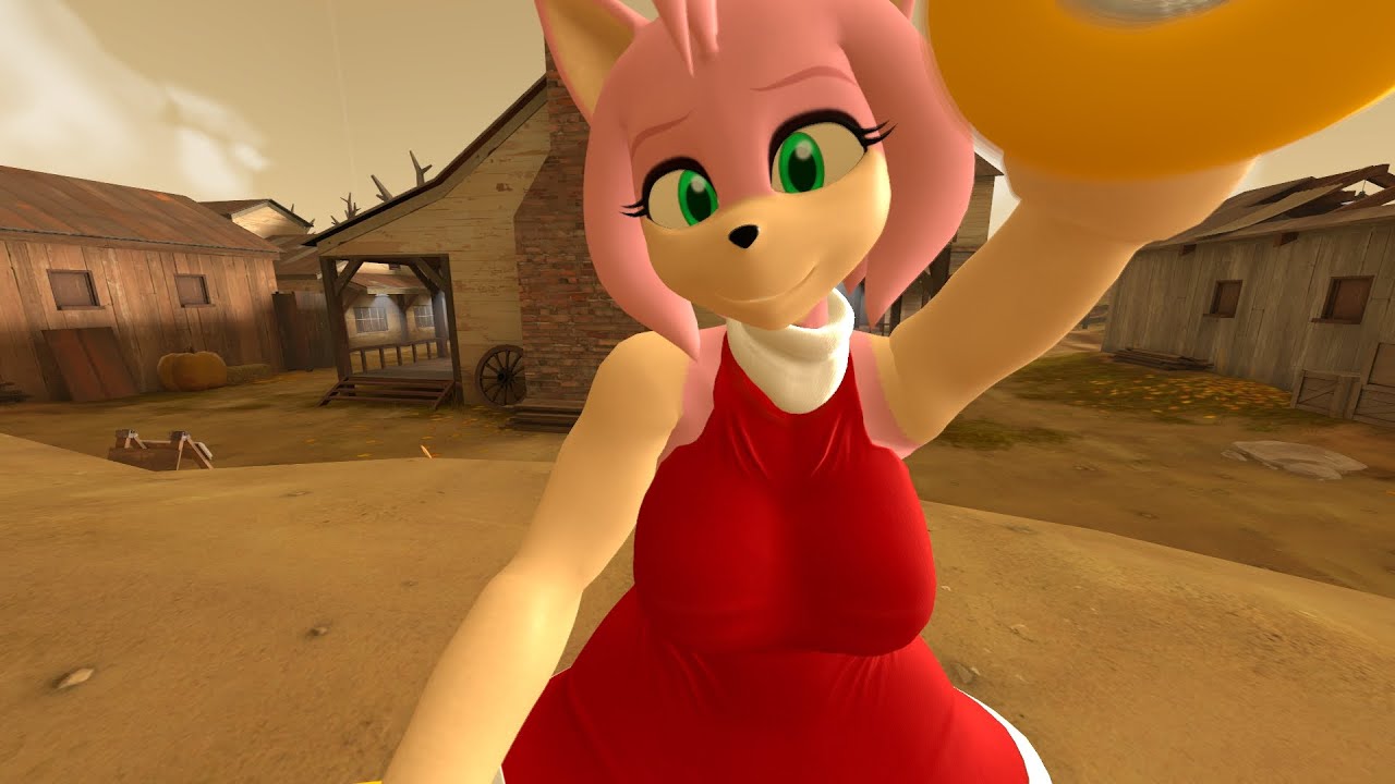 Amy Rose Hugs and Kiss You/エイミー・ローズはハグしてキスして[SFM animation]