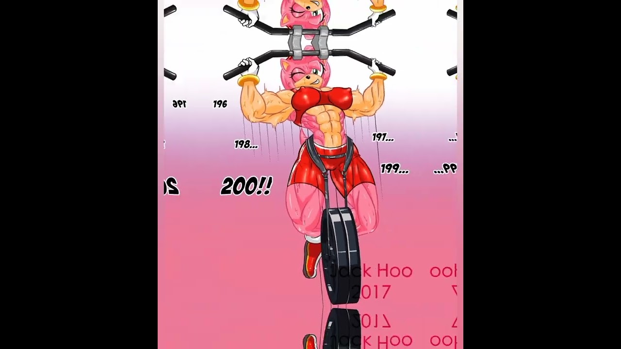 Amy rose muscle growth 😍