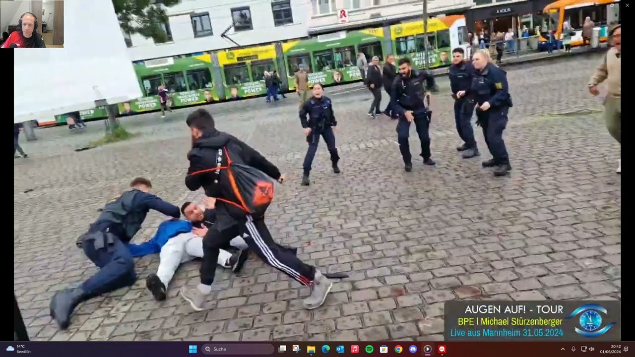 Analyse - Attentat auf BPE Kundgebung in Mannheim am 31.05.2024