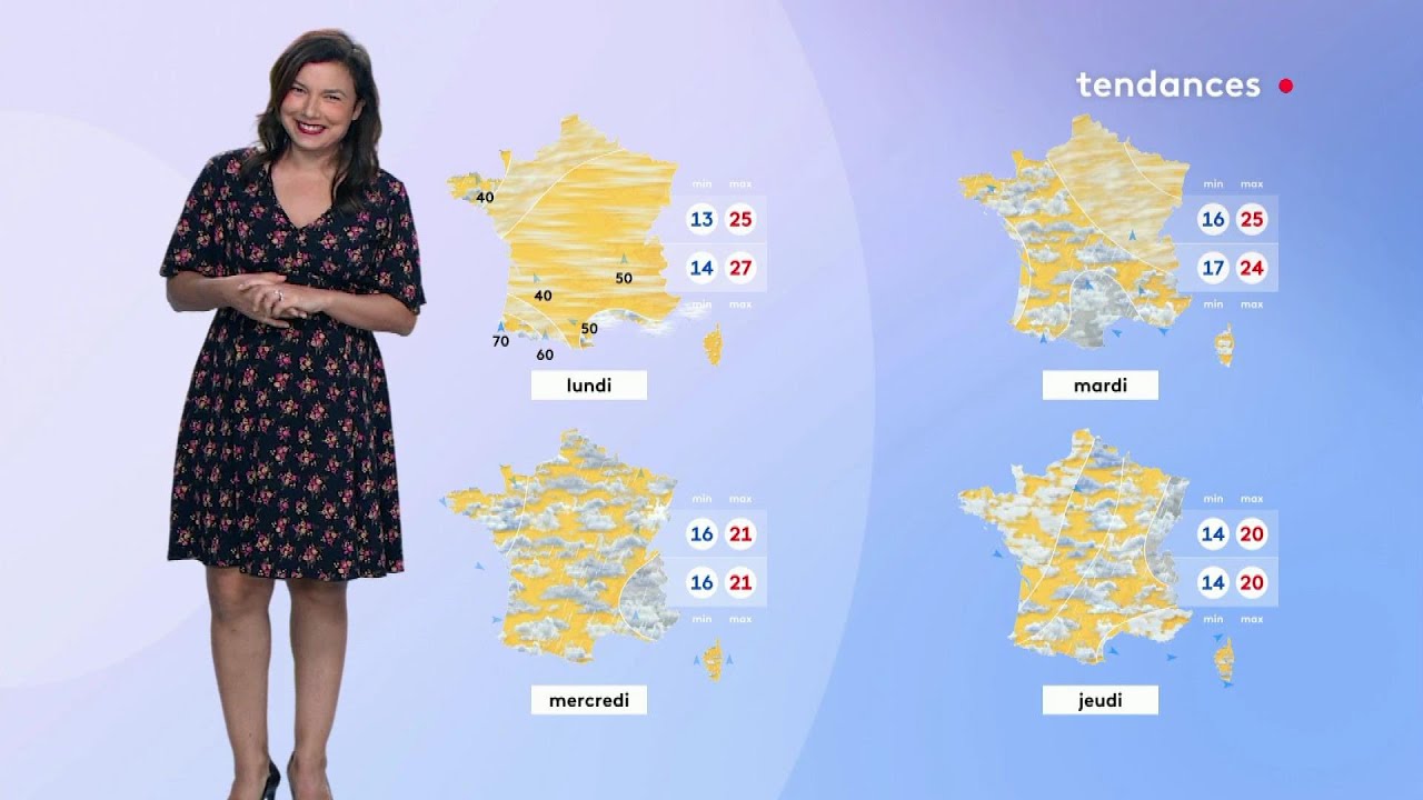 ANAÏS BAYDEMIR POUR LE JOURNAL MÉTÉO DU MIDI DE FRANCE 2 LE 10 SEPTEMBRE 2021