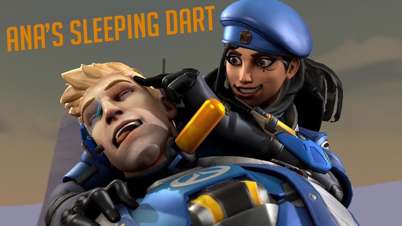 Ana's Sleeping Dart. [Overwatch animation]