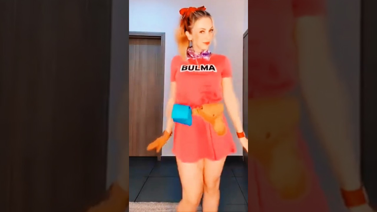 Anastasia zhurbenko in Bulma cosplay.✨🥵@cherrycherryladies