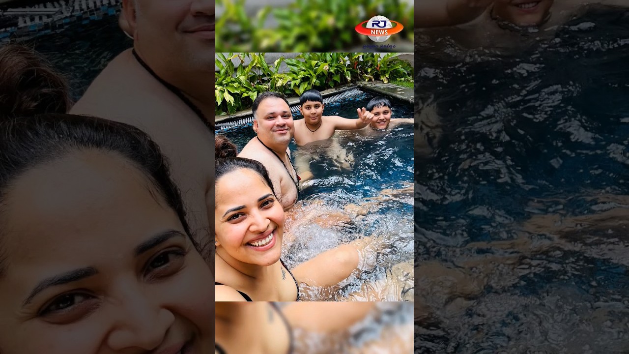 anasuya bharadwaj hottest photoshoot with family || #anasuyabharadwaj #anasuya #rjnewstelugu