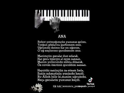 Anaya aid çox gözəl bir şeir.⭐🌺Mütləq baxın