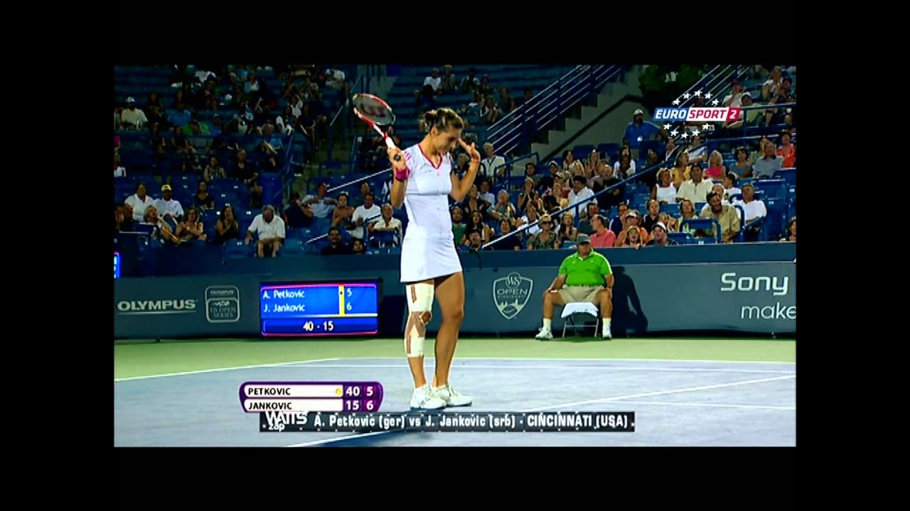 Andrea Petkovic vs Jelena Jankovic funny point