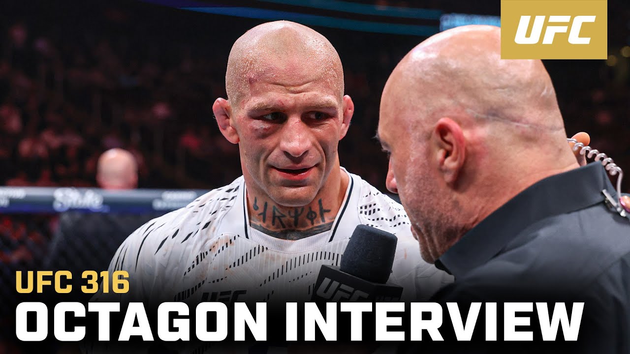 Andreas Gustafsson Octagon Interview | UFC 316