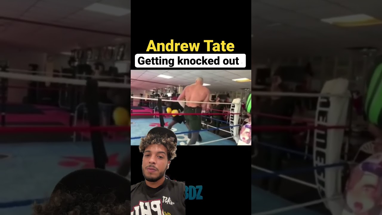 Andrew Tate getting knocked out ⁉️😱 #shorts #andrewtate #viral #foryou #fyp #fight