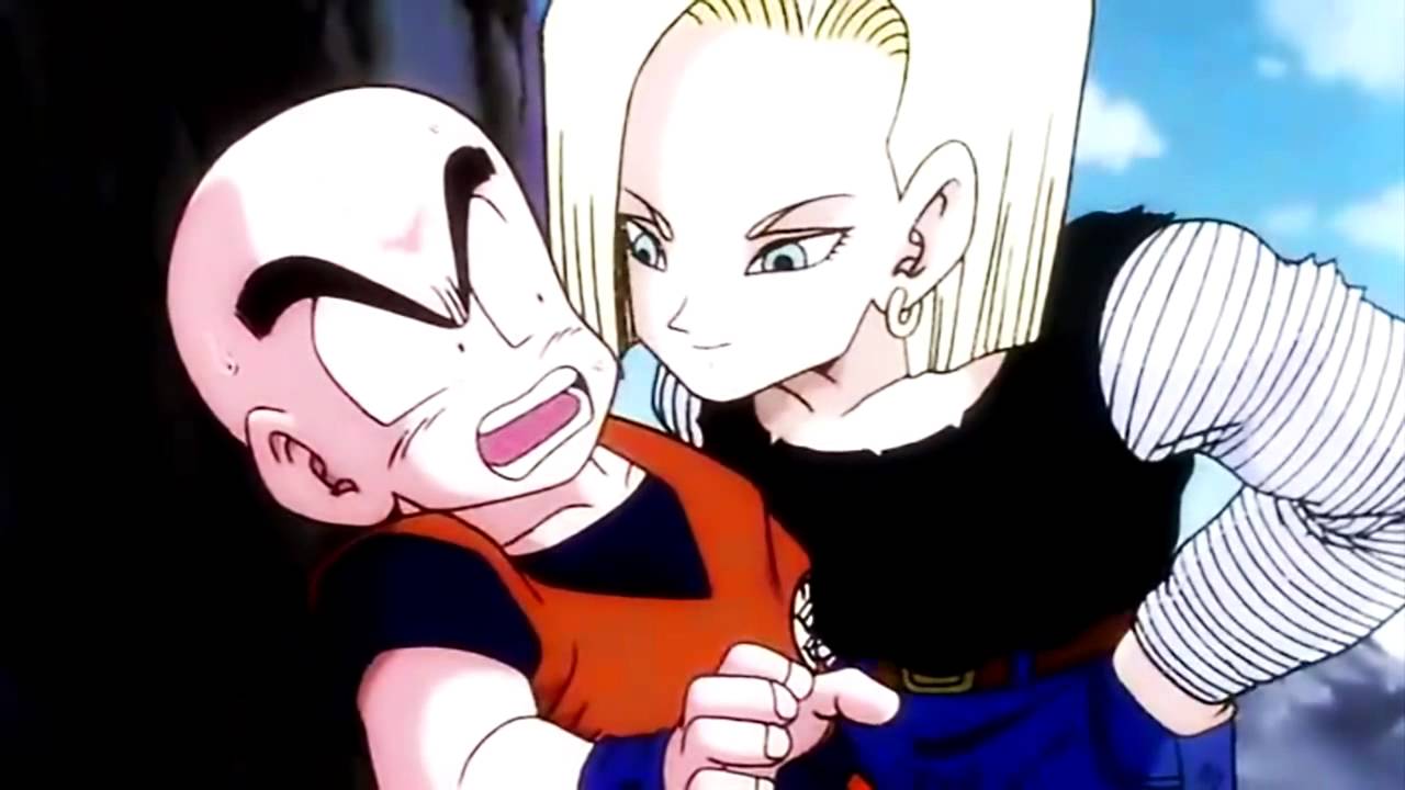 Android 18 Kisses Krillin [HD]