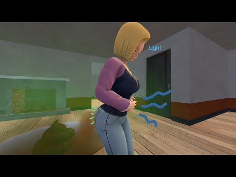 Android 18's poop catastrophe (SFM Fart Animation)