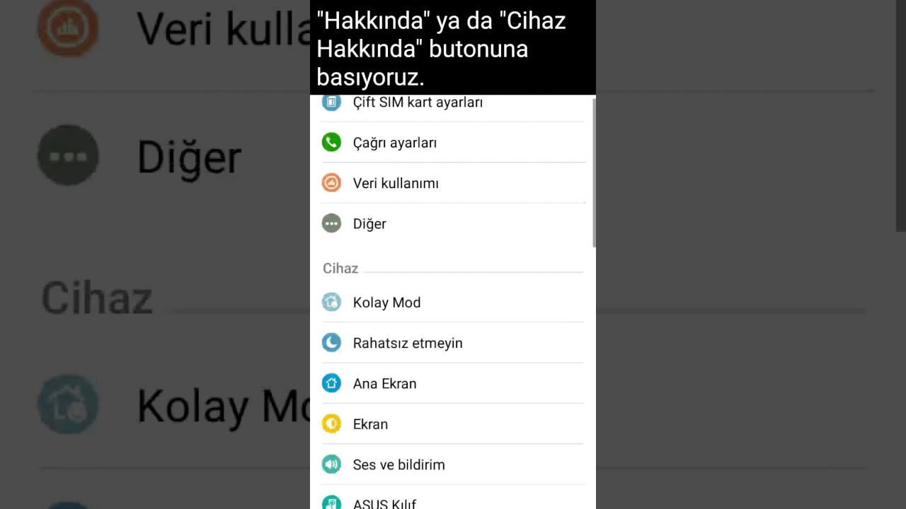 Android Yazılım (Sistem) Güncellemesi Yapma