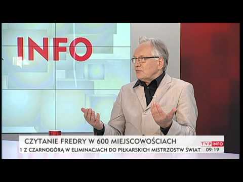 Andrzej Seweryn czyta Aleksandra Fredrę (TVP Info, 07.09.2013 r.)