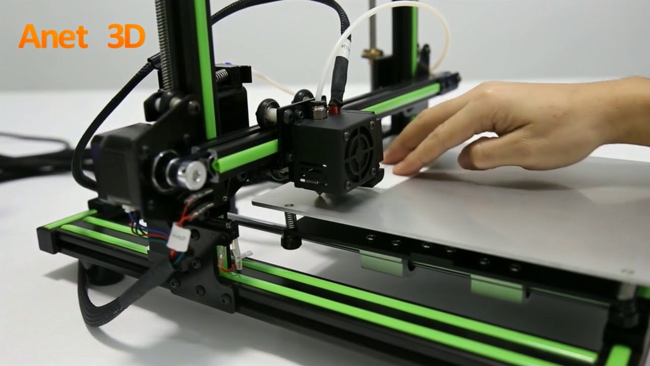 Anet E12 3D printer assembly and operation video guide