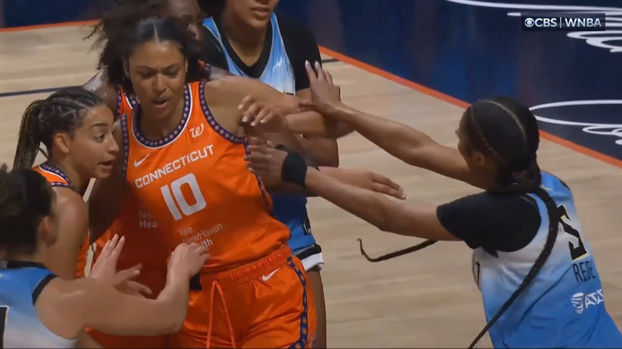 Angel Reese was ready to fight everyone after getting her hair pulled on rebound