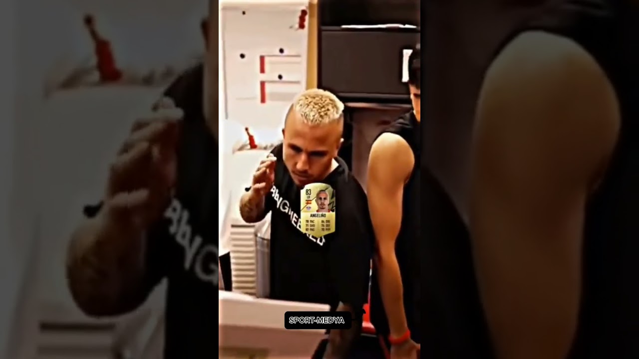 Angelino; bacağımı mı kaybettim ne oldu? 😄 #futbol #keşfet #football #angelino