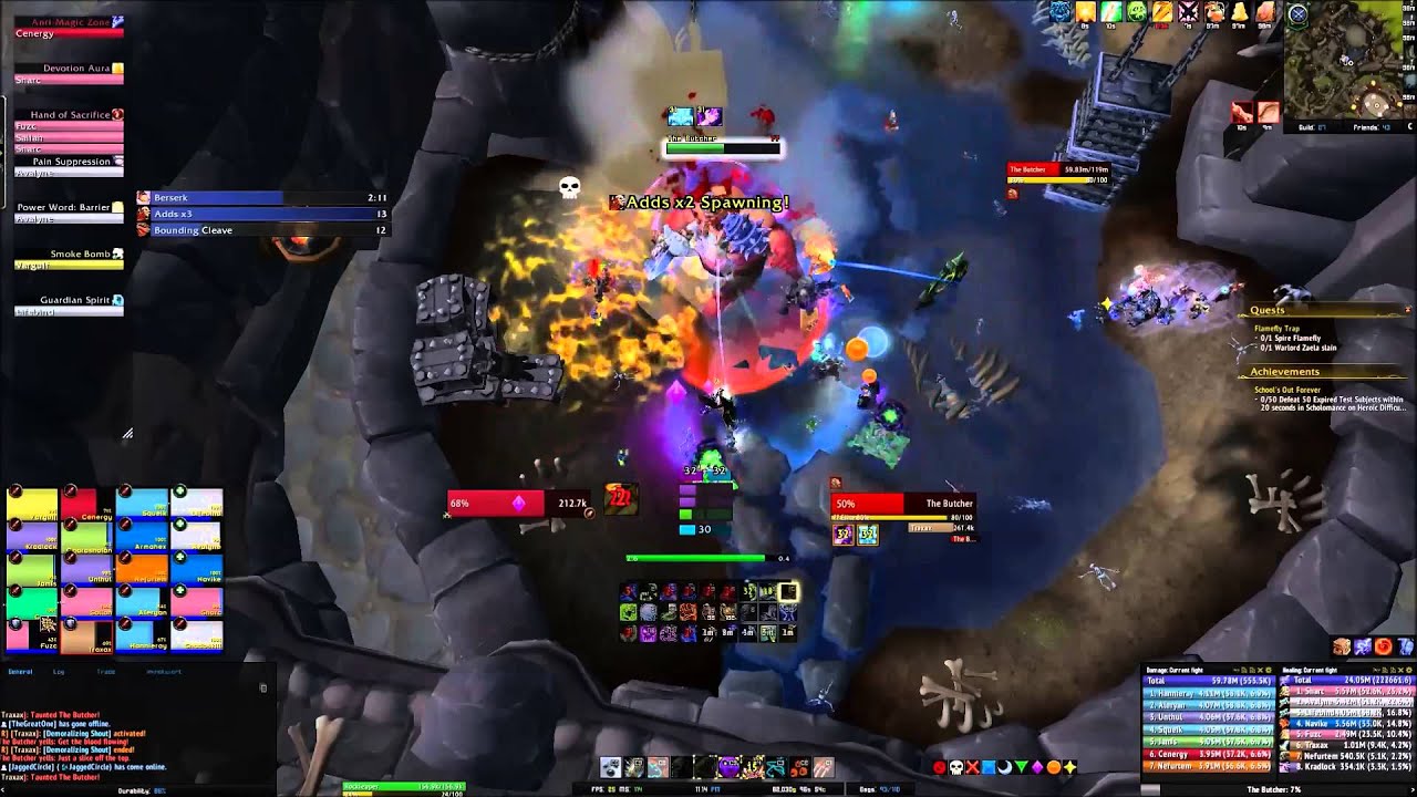 |Anger| Mythic Butcher - Deathknight PoV