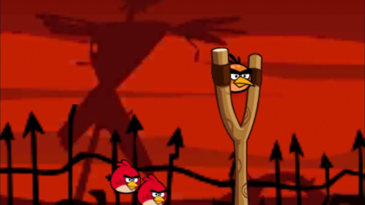 Angry Birds Seasons Unused Ham-O-Ween background and Unused/Prototype Bubbles Design Gameplay