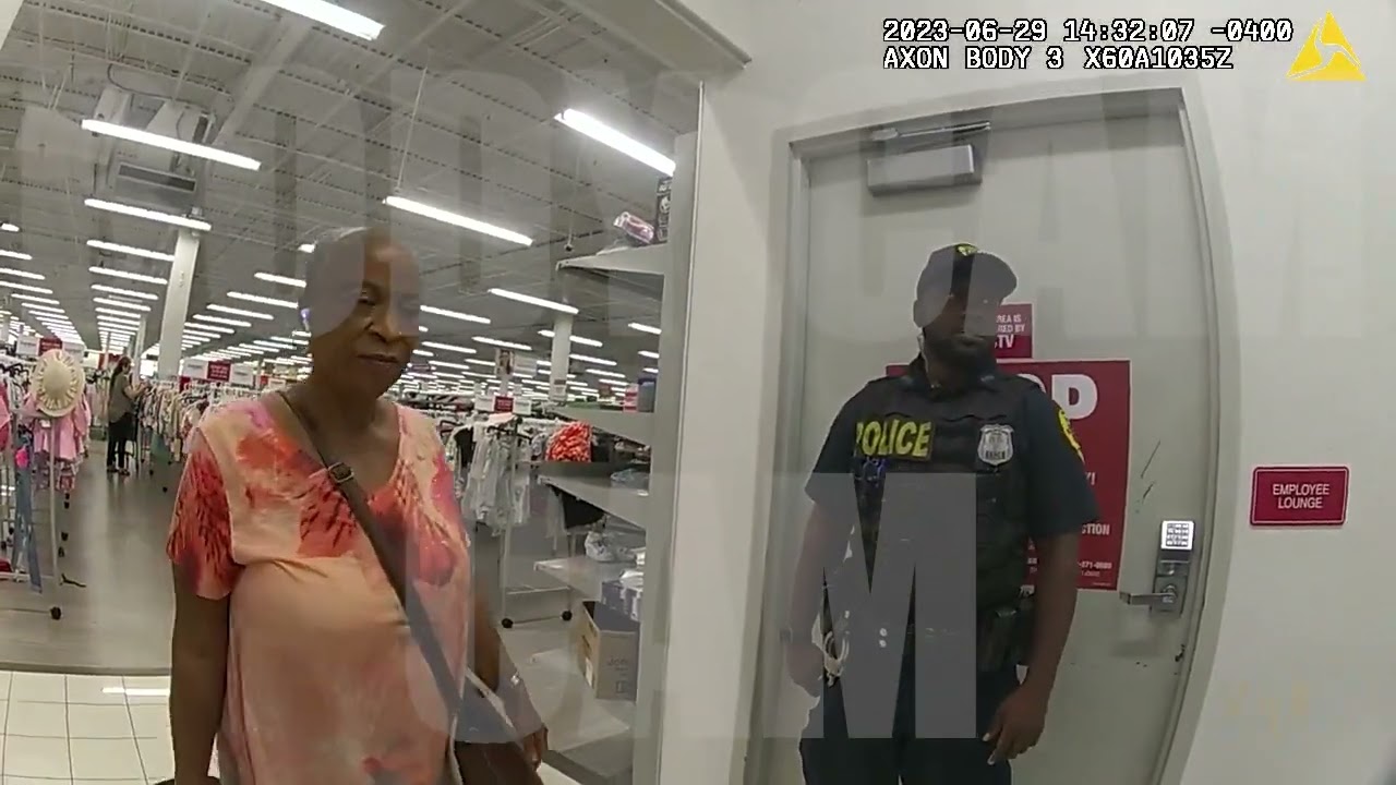 ANGRY SHOPLIFTER GETS ARRESTED AFTER SCUFFLING WITH COPS AT BURLINGTON BODY-CAM FOOTAGE
