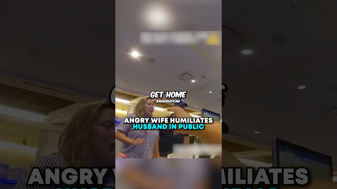 Angry wife HUMILIATES husband in public 🤬