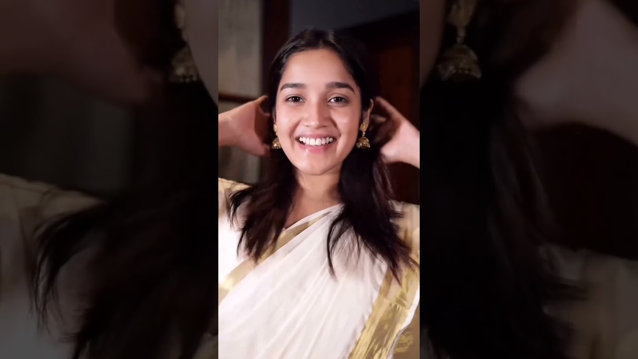 anikha surendran hot in saree