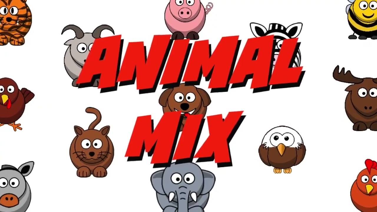 Animal Mix 1 | Learning English | Hybrid Animals