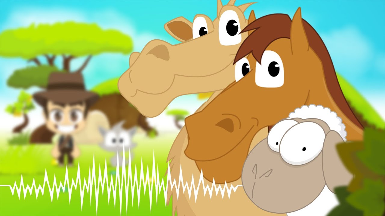 Animal Sounds in Arabic for Kids -  أصوات الحيوانات للاطفال باللغة العربية