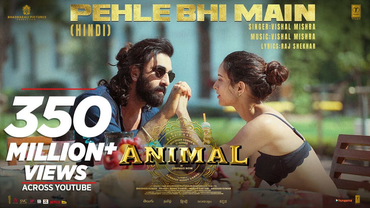 ANIMAL:Pehle Bhi Main(Full Video) | Ranbir Kapoor,Tripti Dimri |Sandeep V |Vishal M,Raj S |Bhushan K