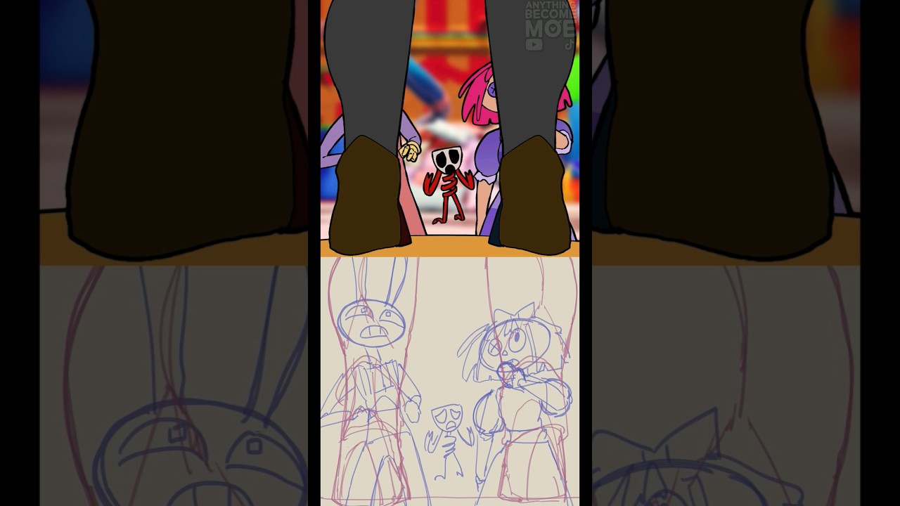 Animation & Sketch - - - Too Strong Pomni #theamazingdigitalcircus #pomni #digitalcircus