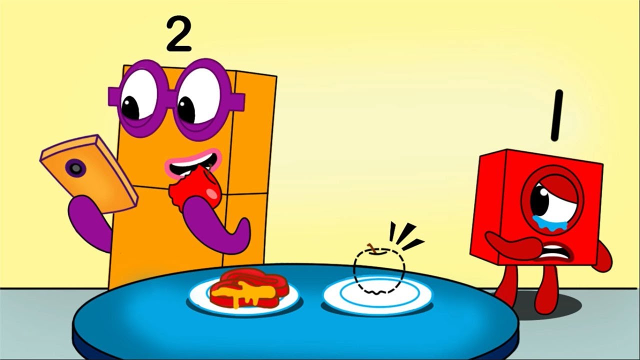 [ANIMATION STORY] Don't Eat Numberblocks 1's Apple || Focus on Your Meal