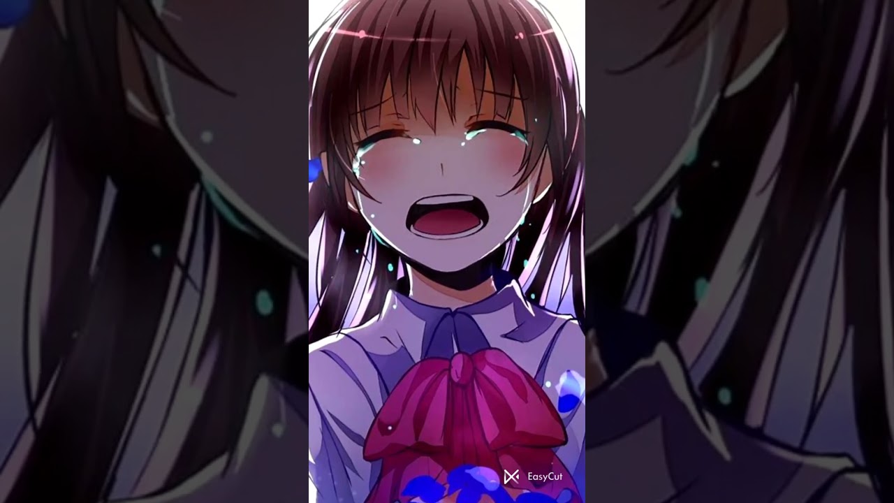 #anime anime girl crying video