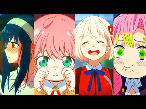 Anime Girl Cute Mix 4K CC Twixtor❤️