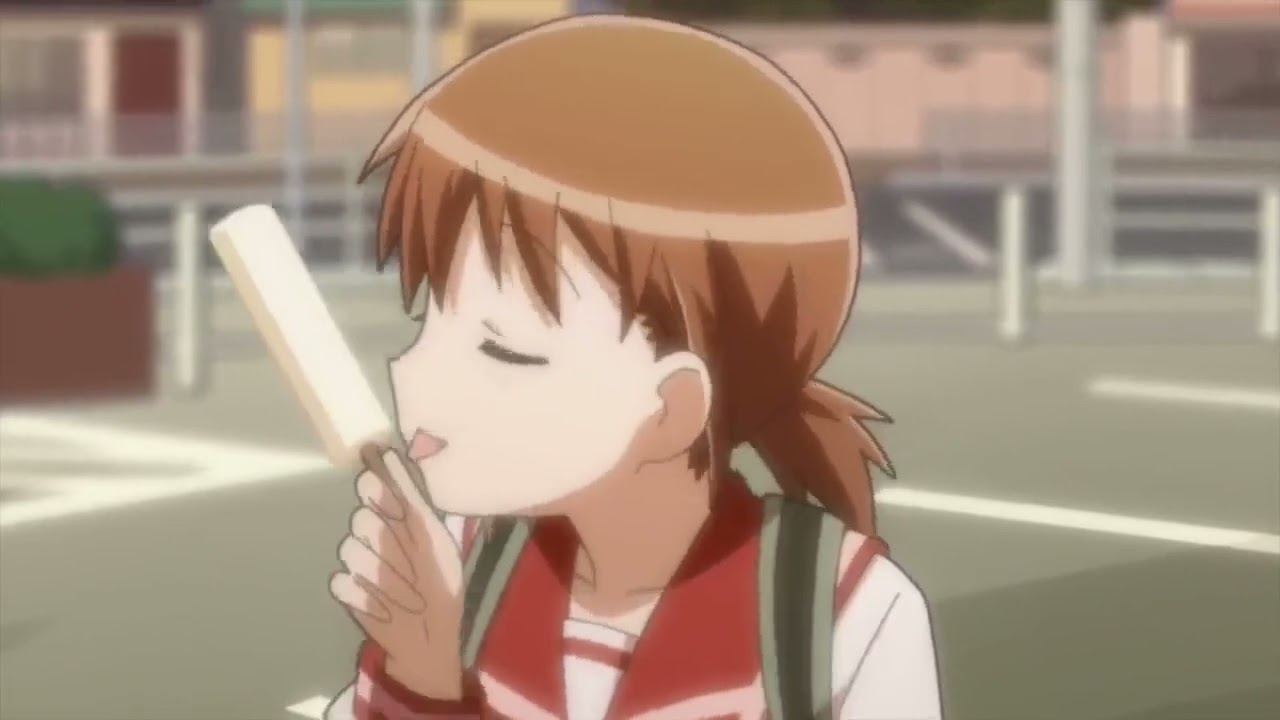 Anime Girl Licking Ice Cream