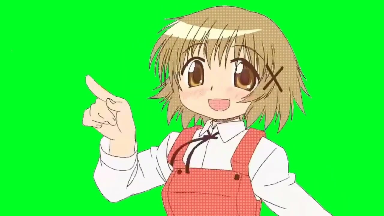 Anime Green Screen: Hidamari Sketch - Yuno