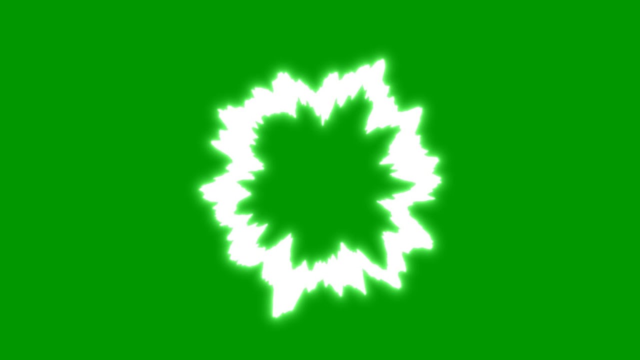 Anime Shock Wave Green Screen