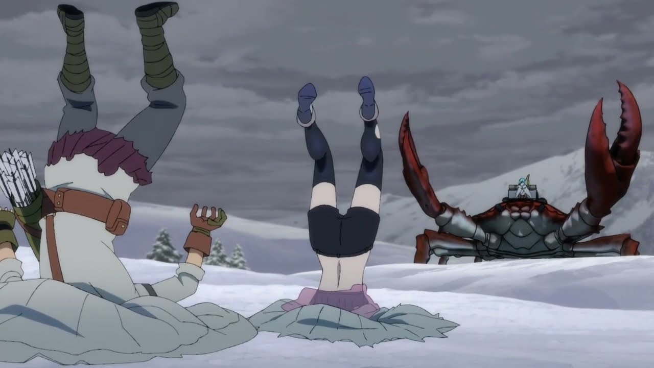 Anime Stuck Headfirts Moment