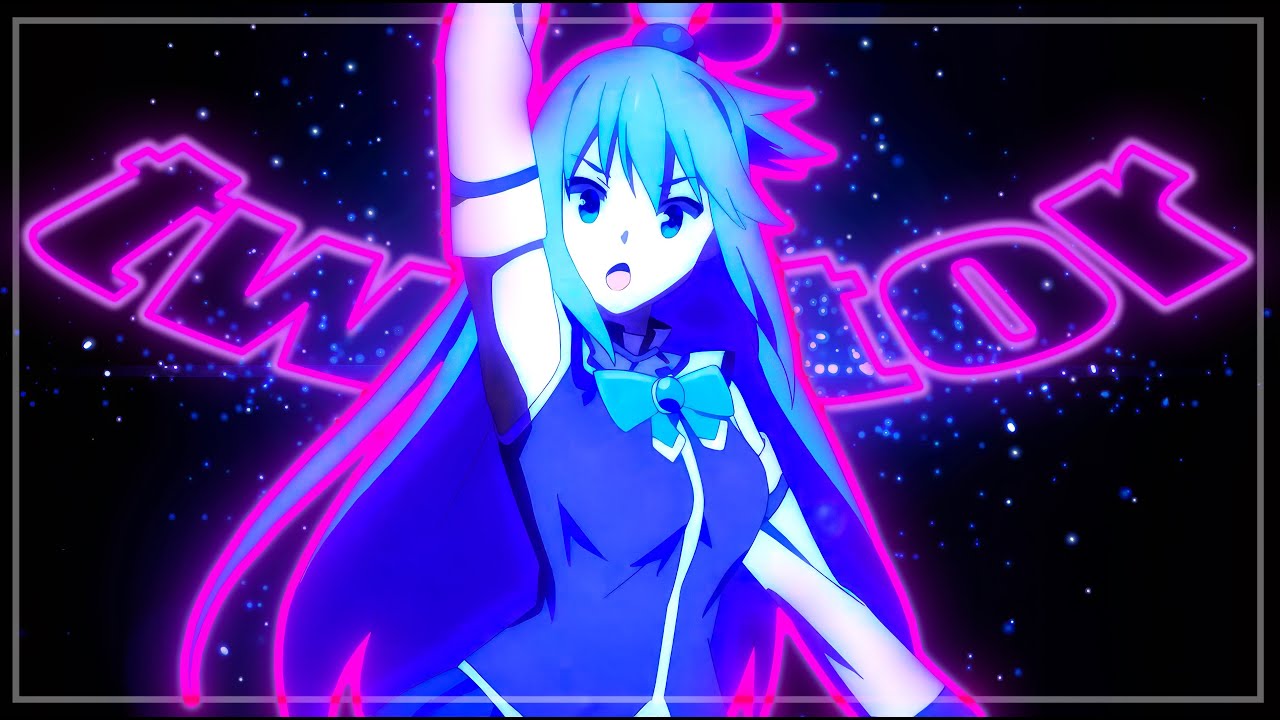 ANIME TWIXTOR 4K Aqua #anime #anime #konosuba #aqua
