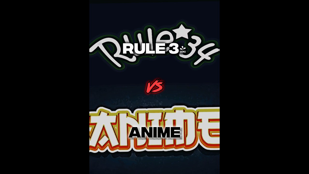 Anime vs R34 #shorts