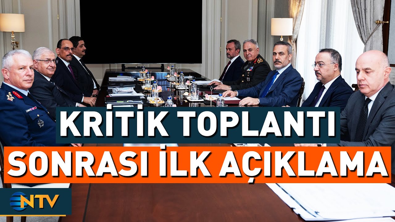 Ankara'da Kritik Toplantı Sonrası Hakan Fidan'dan Açıklama Geldi | NTV