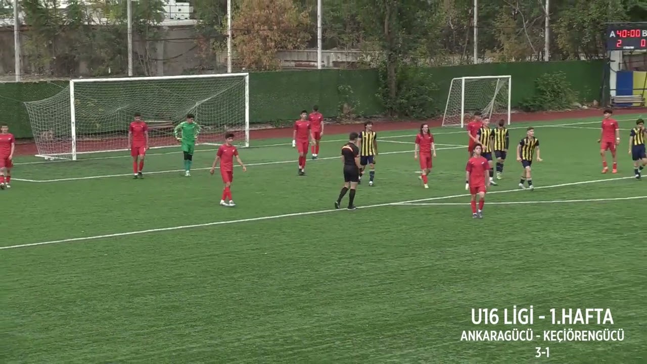 Ankaragücü - Keçiörengücü (2-1) U16 Gelişim Ligleri 1.Hafta Maç Özeti
