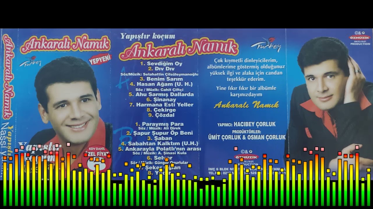 Ankaralı Namık - Ahu Sarmış Dallarda & Şinanay & Harmana Esti Yeller & Çekirge (Kaset Kayıt)