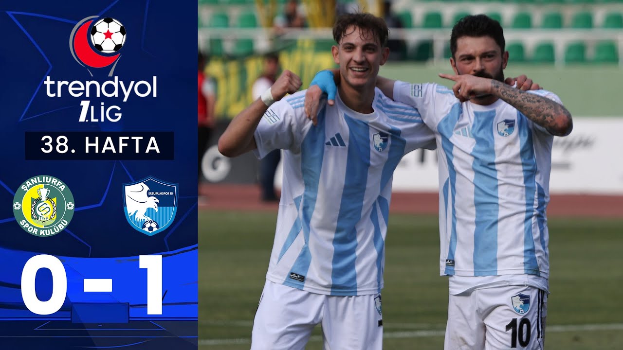 Şanlıurfaspor (0-1) Erzurum FK - Highlights/Özet | Trendyol 1. Lig - 2024/25
